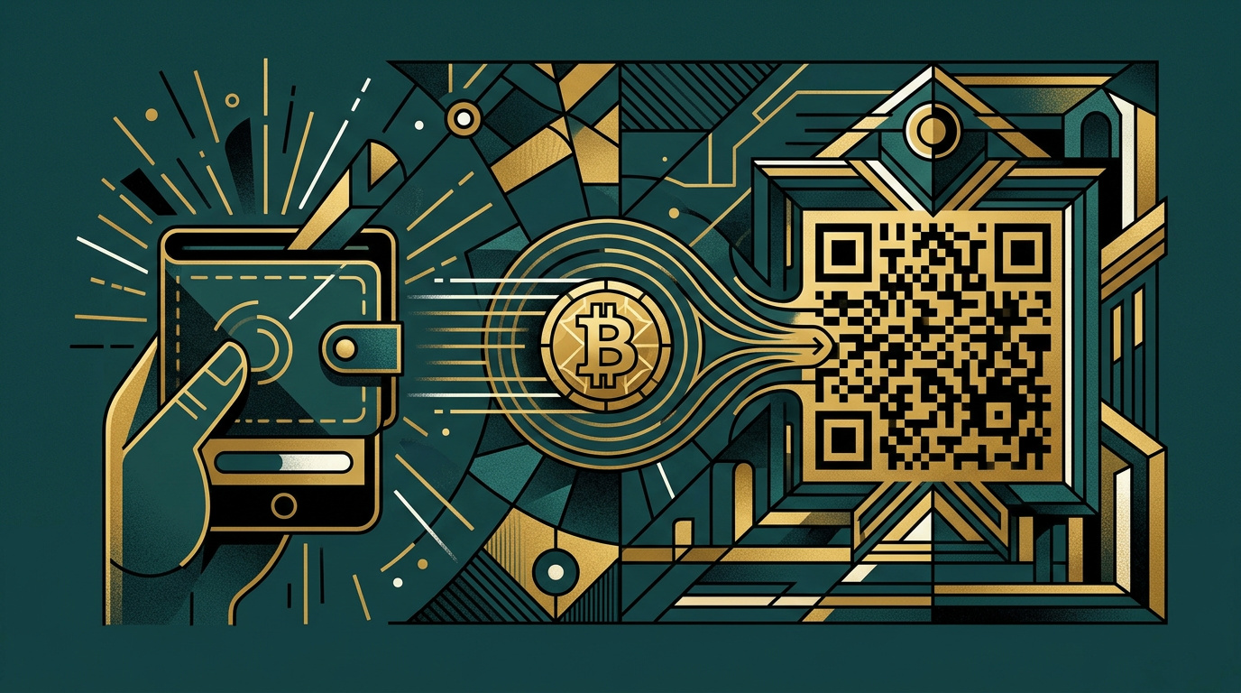 Krypto-Wallet sendet eine Bitcoin-Münze an eine Casino-Adresse