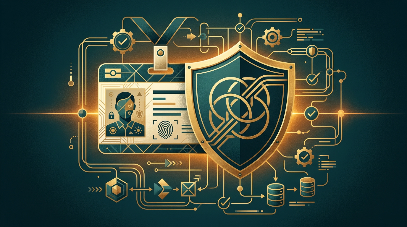 Concept de vérification d'identité KYC liée à la conformité anti-blanchiment